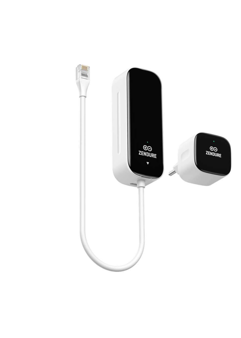 Zendure P1 Meter NL set met de Reader en de Bridge naast elkaar