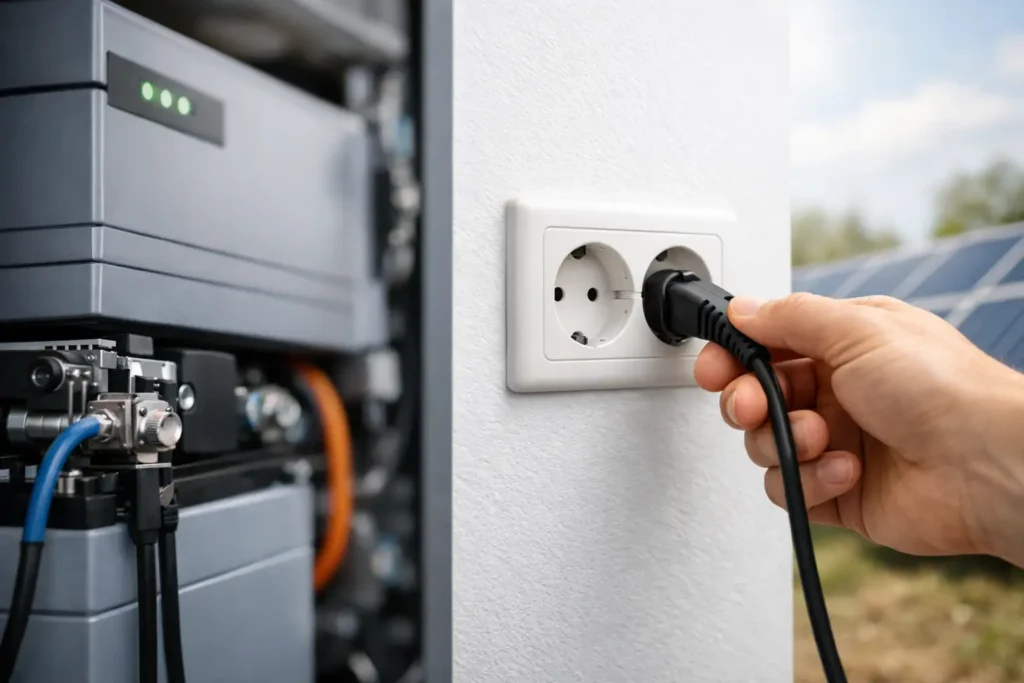 Energie opslaan met stopcontact uitgelegd